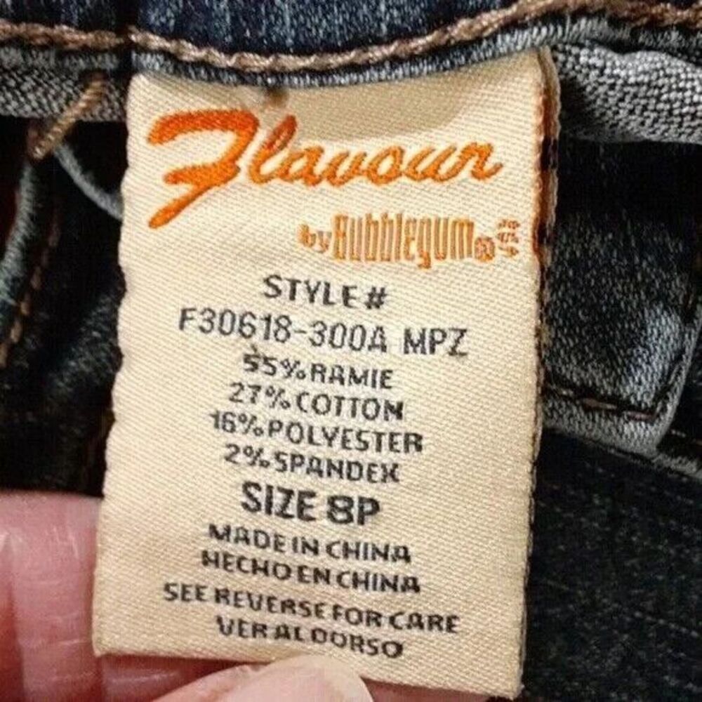 Flavour by bubblegum jeans size 8P cropped blue * - Picture 10 of 11